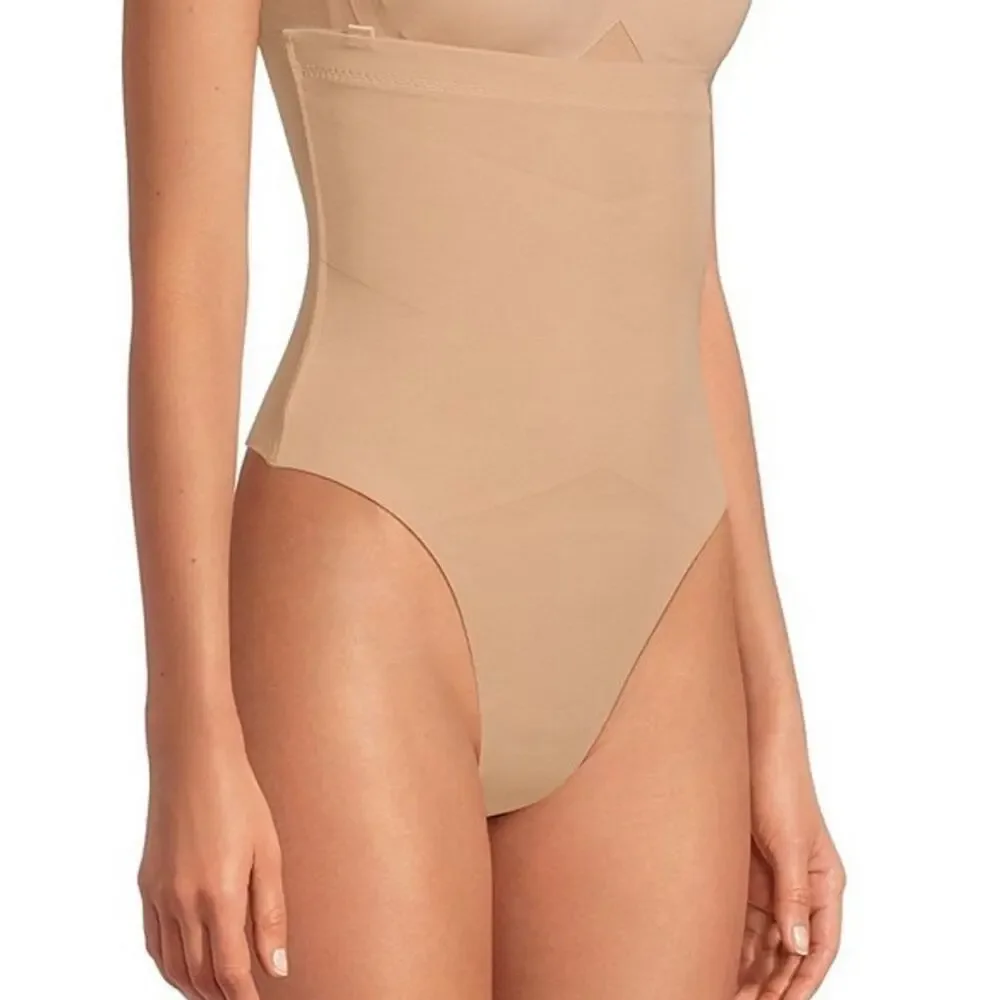 Honeylove SuperPower Thong Bridal Event High Waist Tummy Control NWT Sand XL